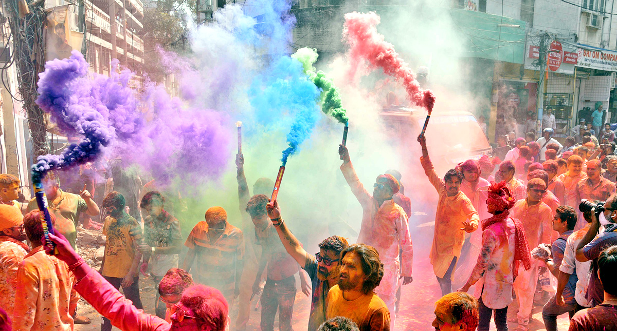 Holi Celebration In Hyderabad  - Sakshi17