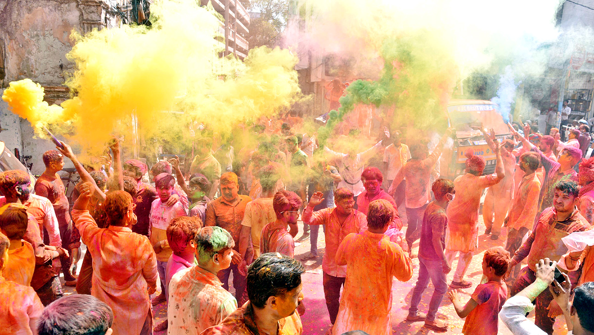 Holi Celebration In Hyderabad  - Sakshi18