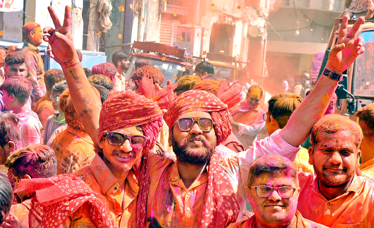 Holi Celebration In Hyderabad  - Sakshi19