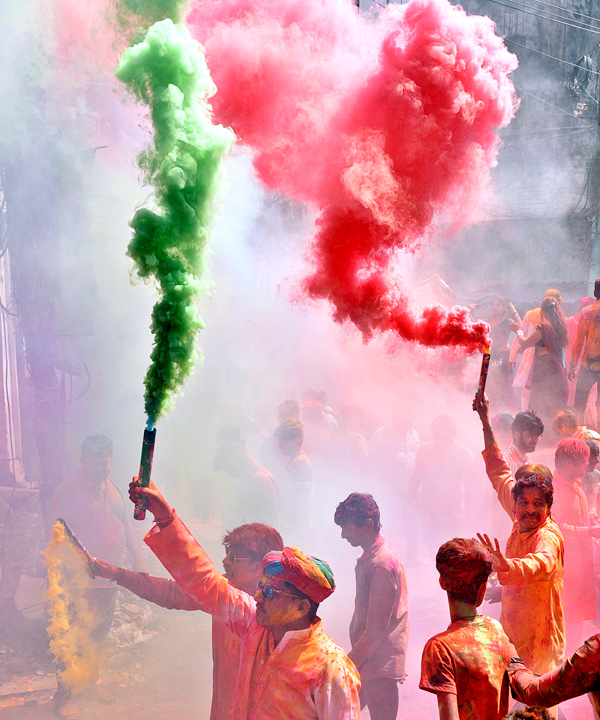 Holi Celebration In Hyderabad  - Sakshi29