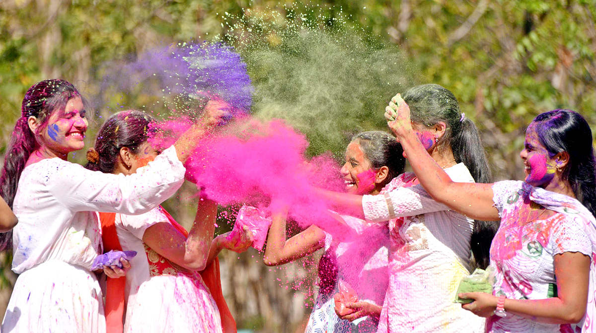 Holi Celebration In Hyderabad  - Sakshi4