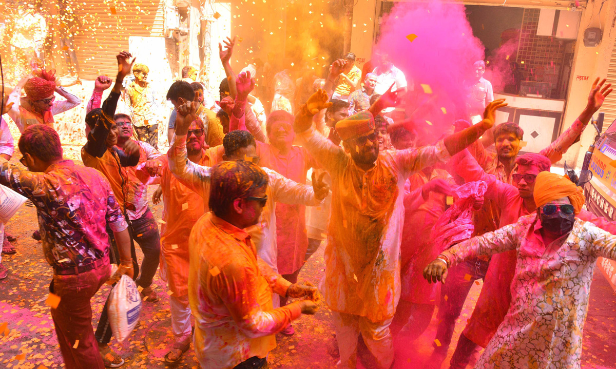 Holi Celebration In Hyderabad  - Sakshi36