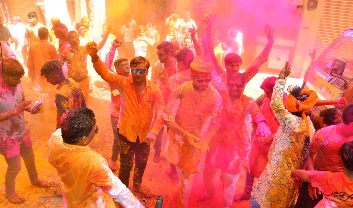 Holi Celebration In Hyderabad  - Sakshi46