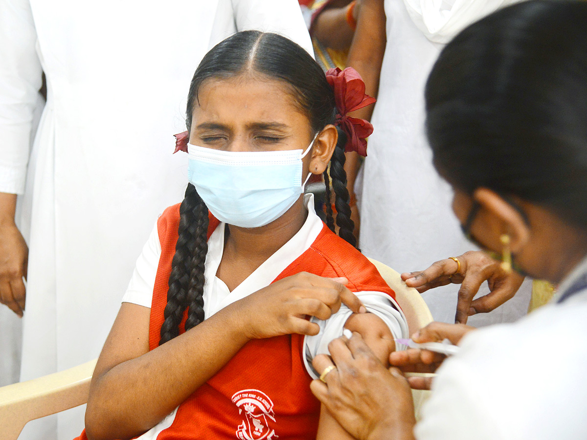 Covid Vaccine in Children in Andhra Pradesh - Sakshi3