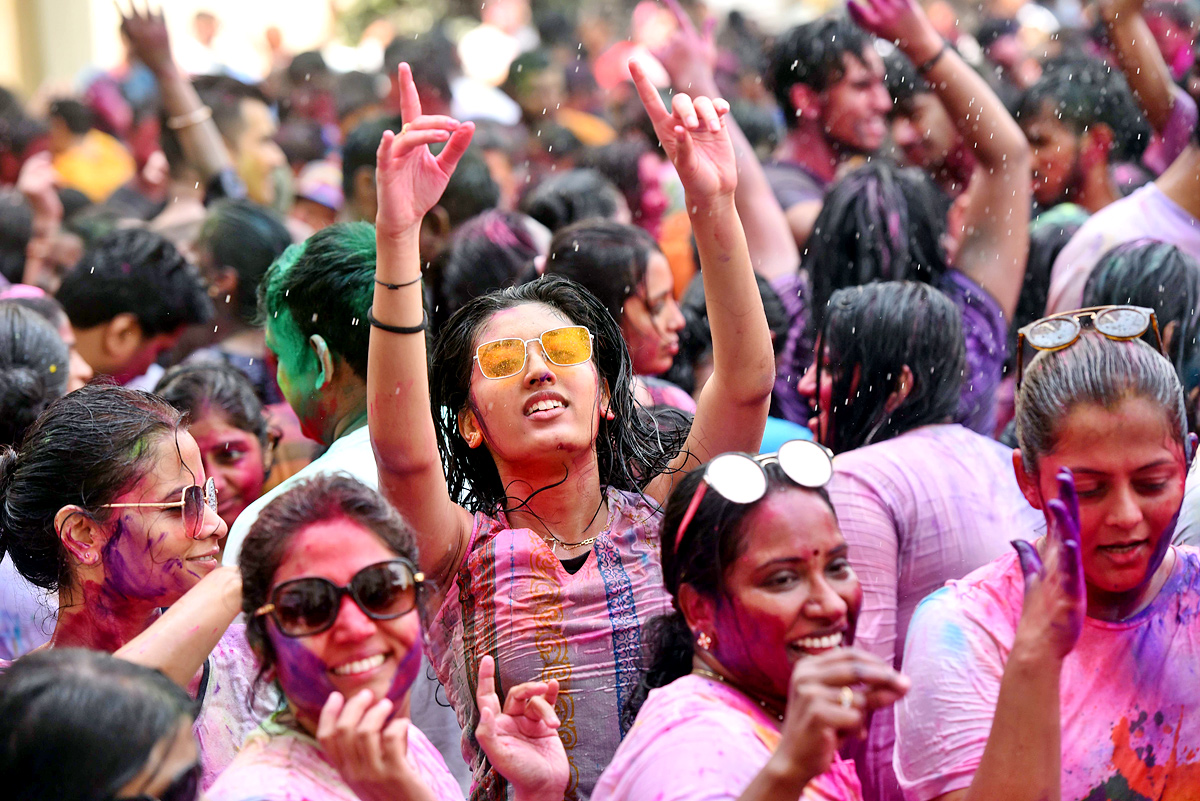 Holi Celebration In Hyderabad - Sakshi1