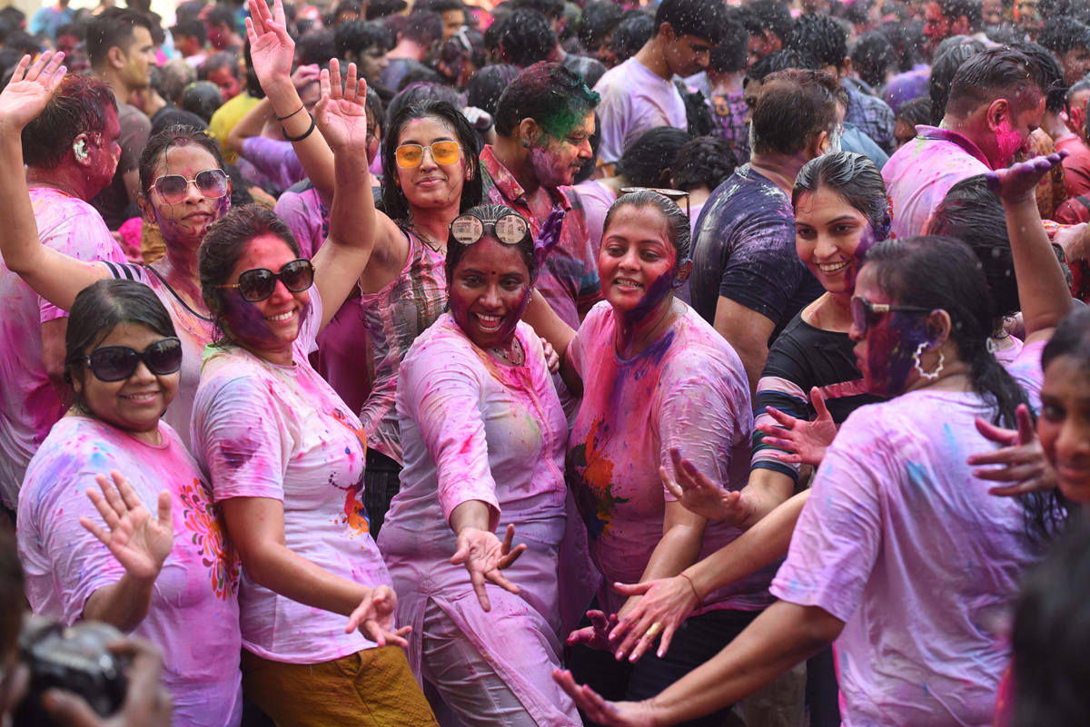 Holi Celebration In Hyderabad - Sakshi2