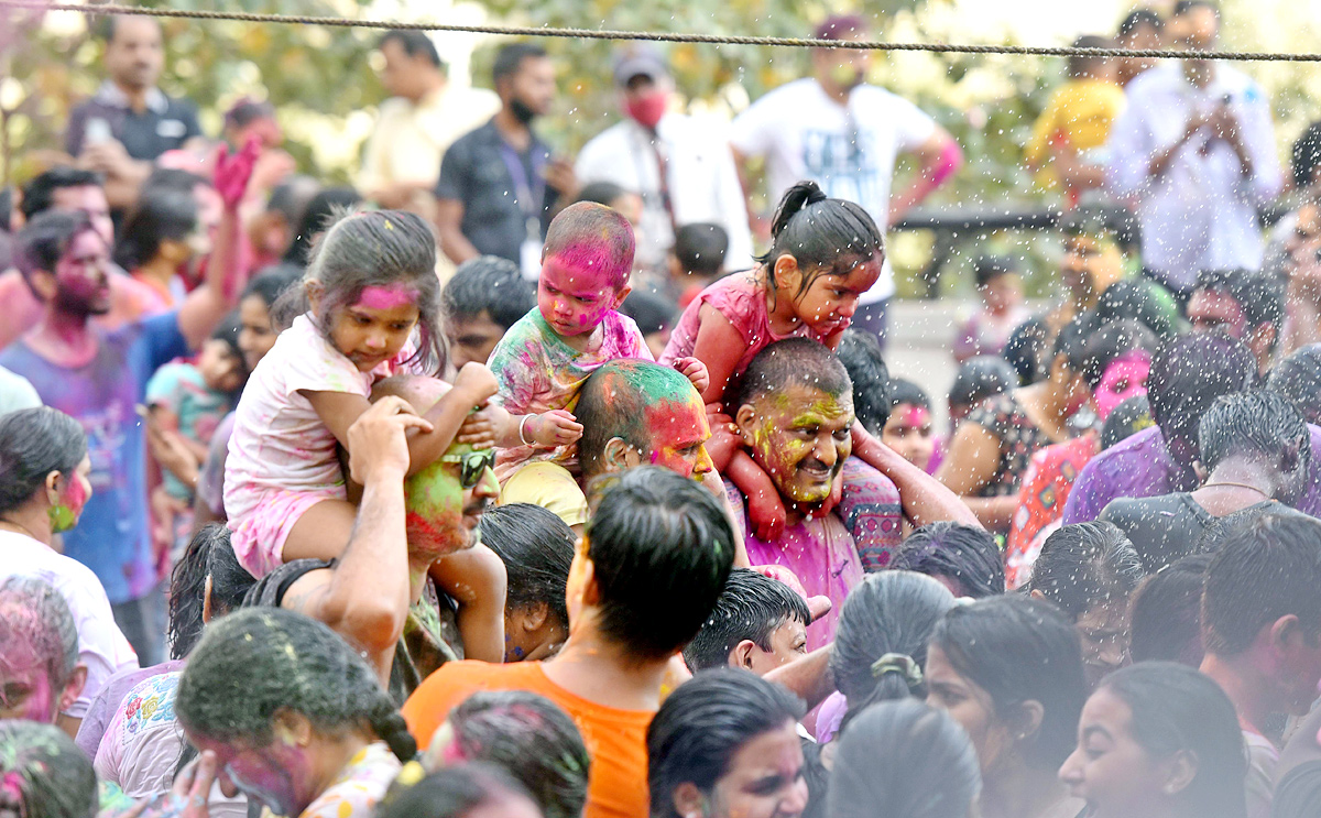 Holi Celebration In Hyderabad - Sakshi3