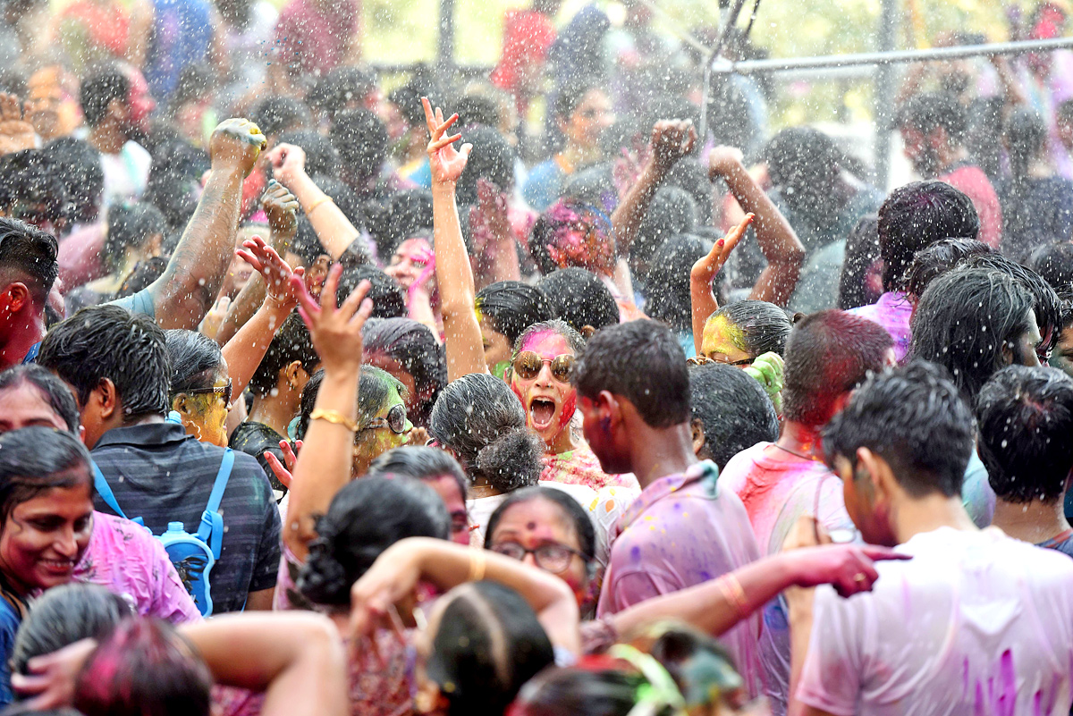 Holi Celebration In Hyderabad - Sakshi4