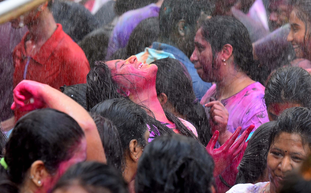 Holi Celebration In Hyderabad - Sakshi9