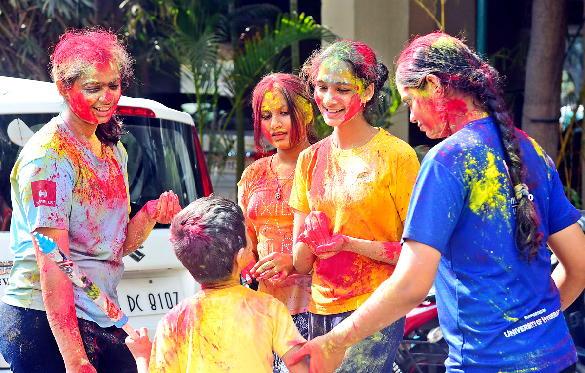 Holi Celebration In Hyderabad - Sakshi17