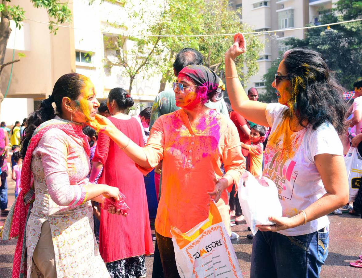 Holi Celebration In Hyderabad - Sakshi24