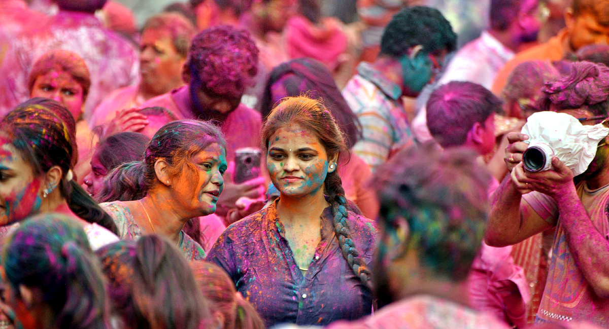 Holi Celebrations In Hyderabad - Sakshi1