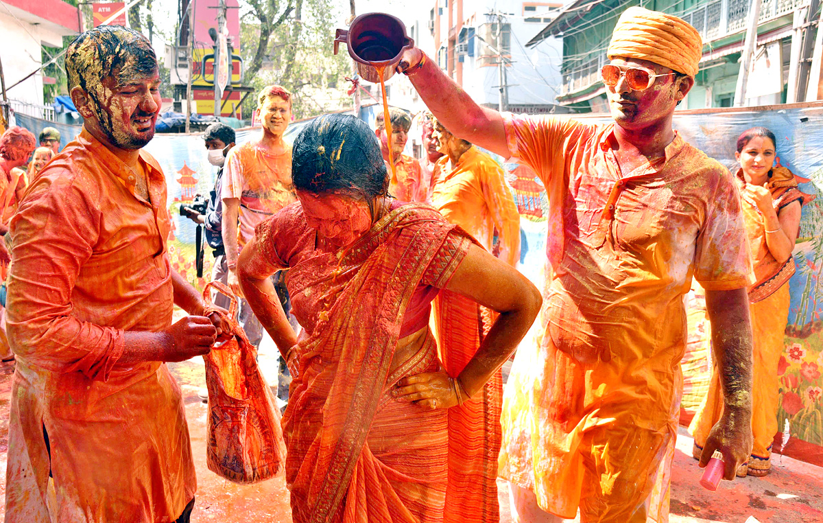 Holi Celebrations In Hyderabad - Sakshi26