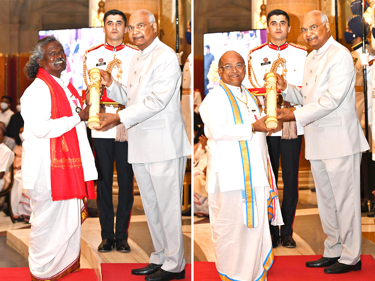 President Kovind Presents Padma Awards at 2022 Ceremony - Sakshi1