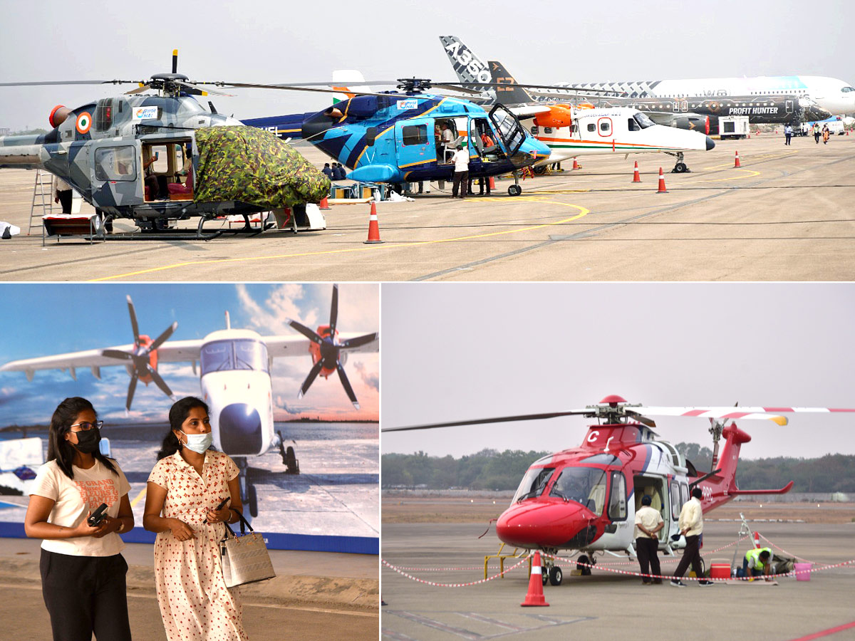 WINGS INDIA 2022 International Aviation Show in Begumpet Airport Photos - Sakshi1