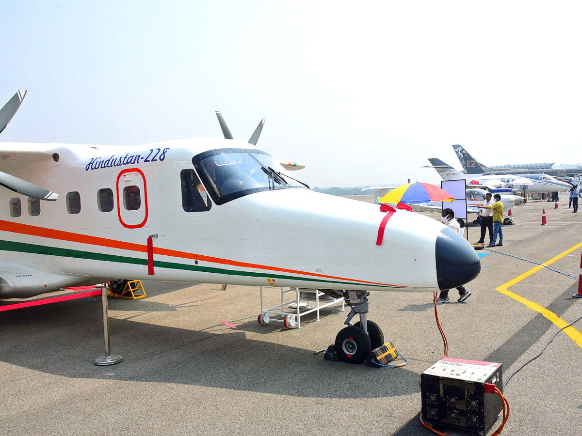 Wings India 2022 Aviation Expo Exhibition Show Begins In Begumpet  - Sakshi12