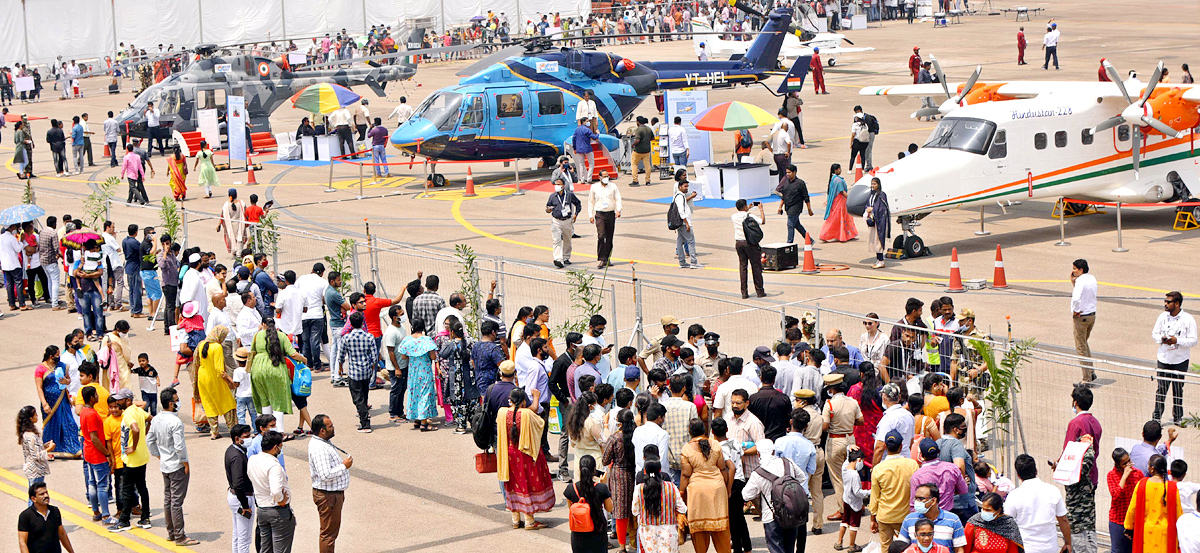 Wings India 2022 Aviation Show in Hyderabad - Sakshi4