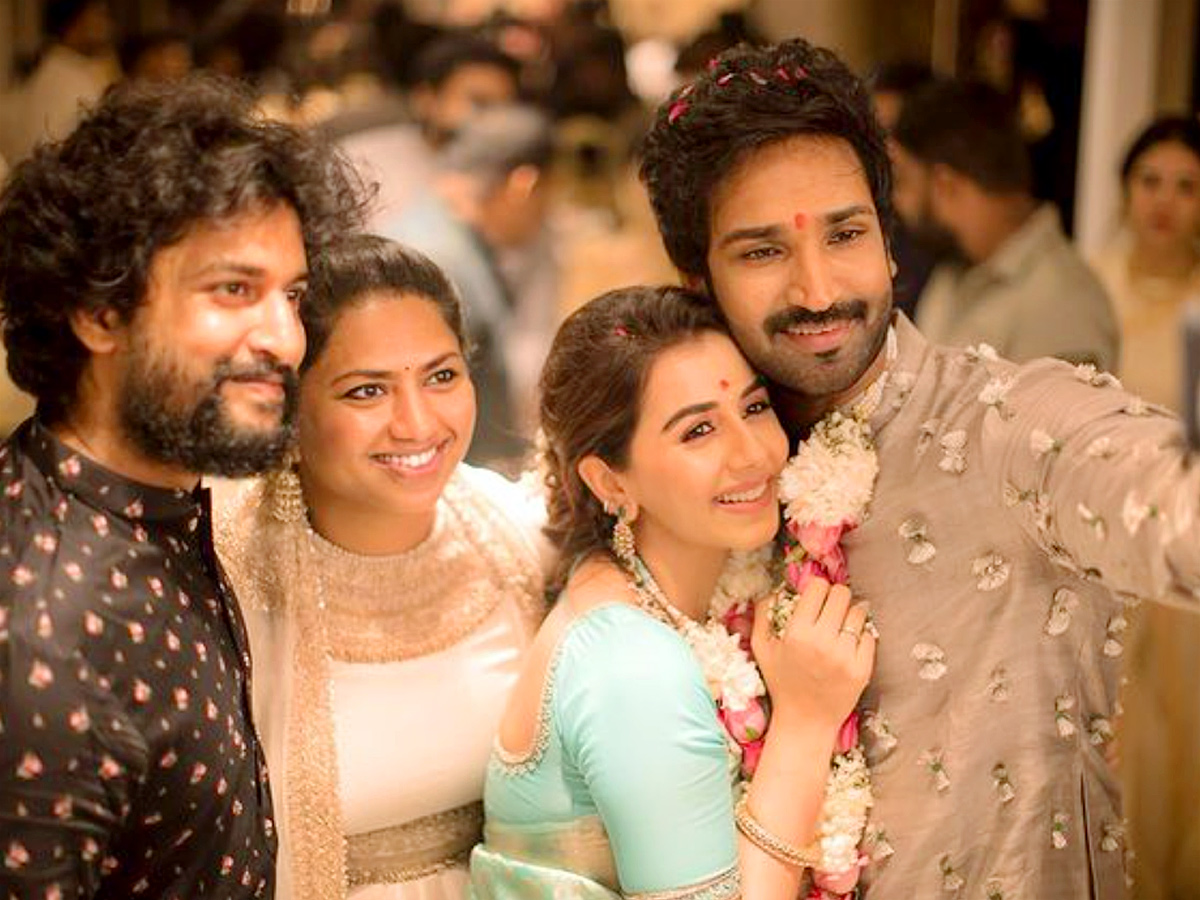 Nikki Galrani gets engaged to Aadhi Pinisetty PHoto Gallery - Sakshi1