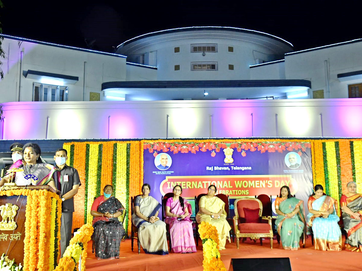 International Women's Day Celebrations At Raj Bhavan Photo Gallery - Sakshi5