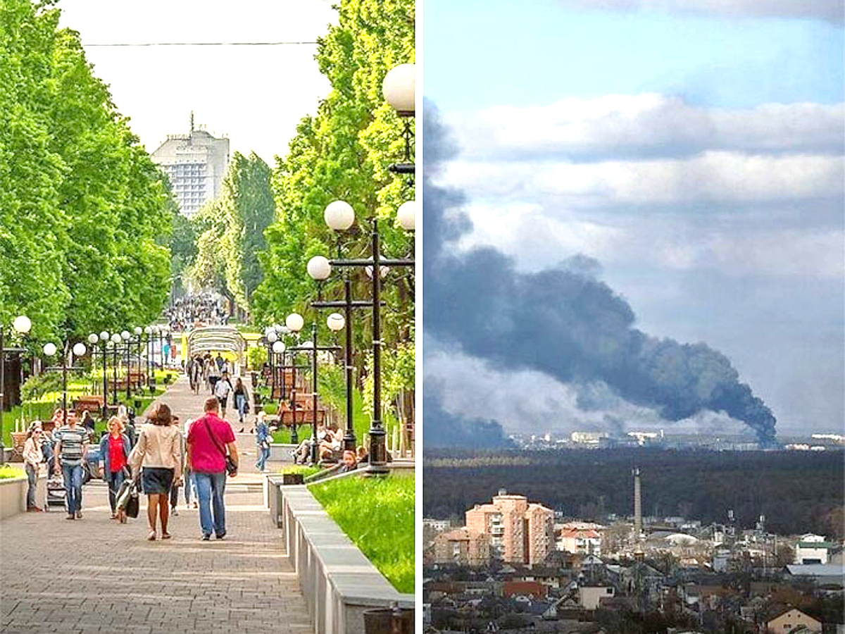 Ukraine Before And After War Photos - Sakshi10