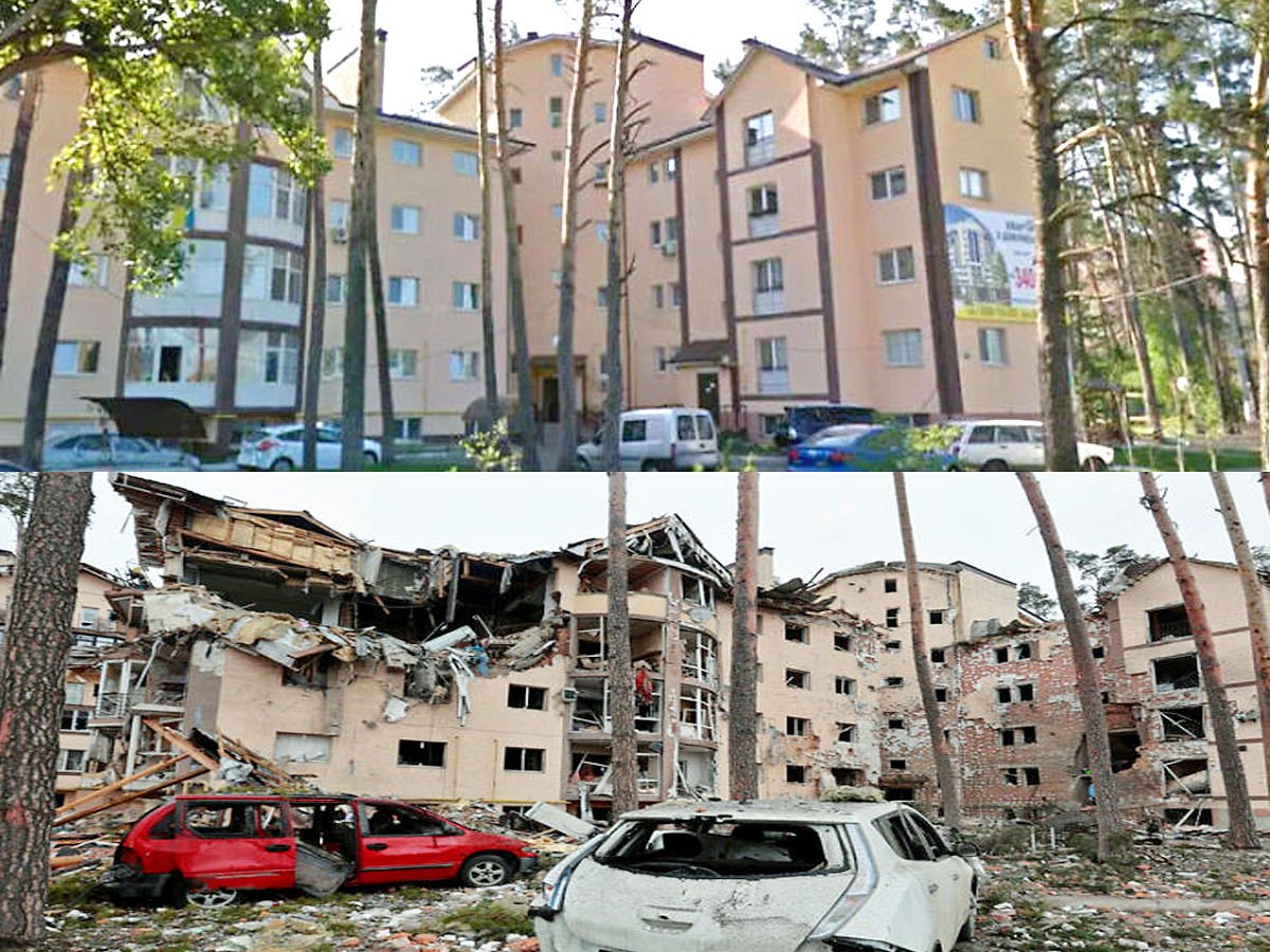 Ukraine Before And After War Photos - Sakshi2