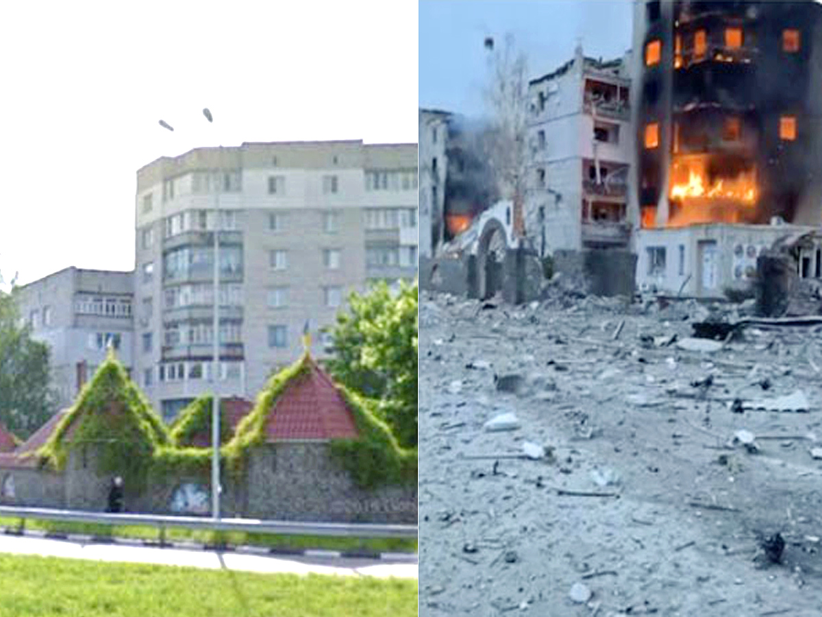 Ukraine Before And After War Photos - Sakshi5