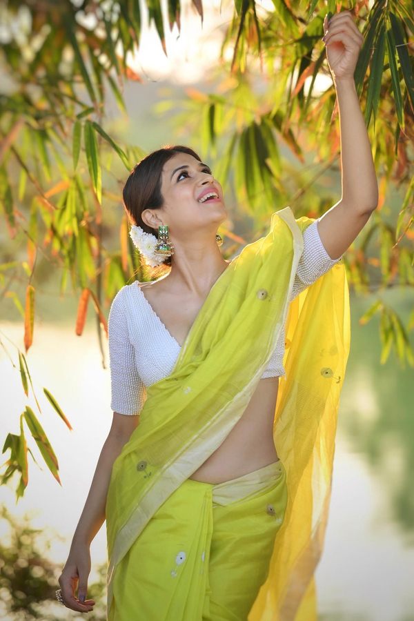 Actress Shraddha Das Saree Pics  - Sakshi6