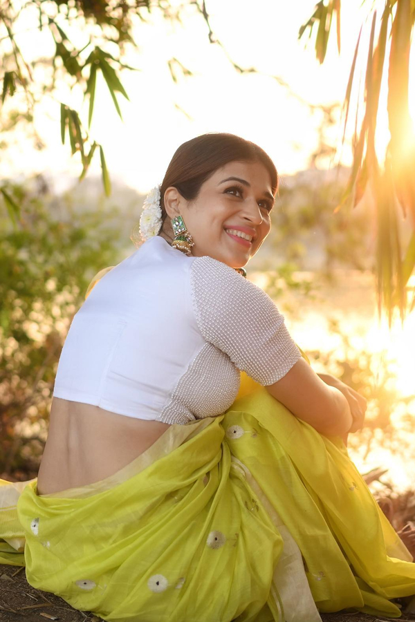 Actress Shraddha Das Saree Pics  - Sakshi3