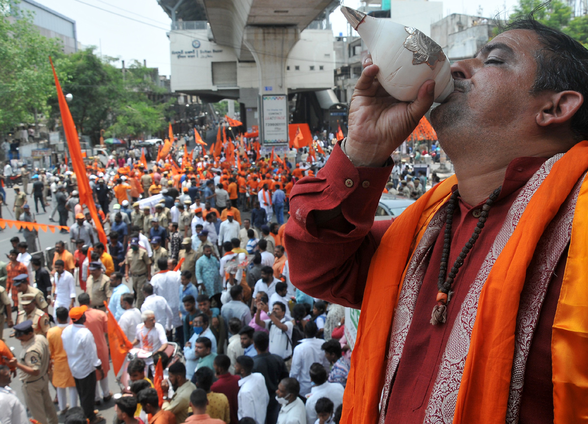 Hanuman Jayanthi Rally in Hyderabad - Sakshi1