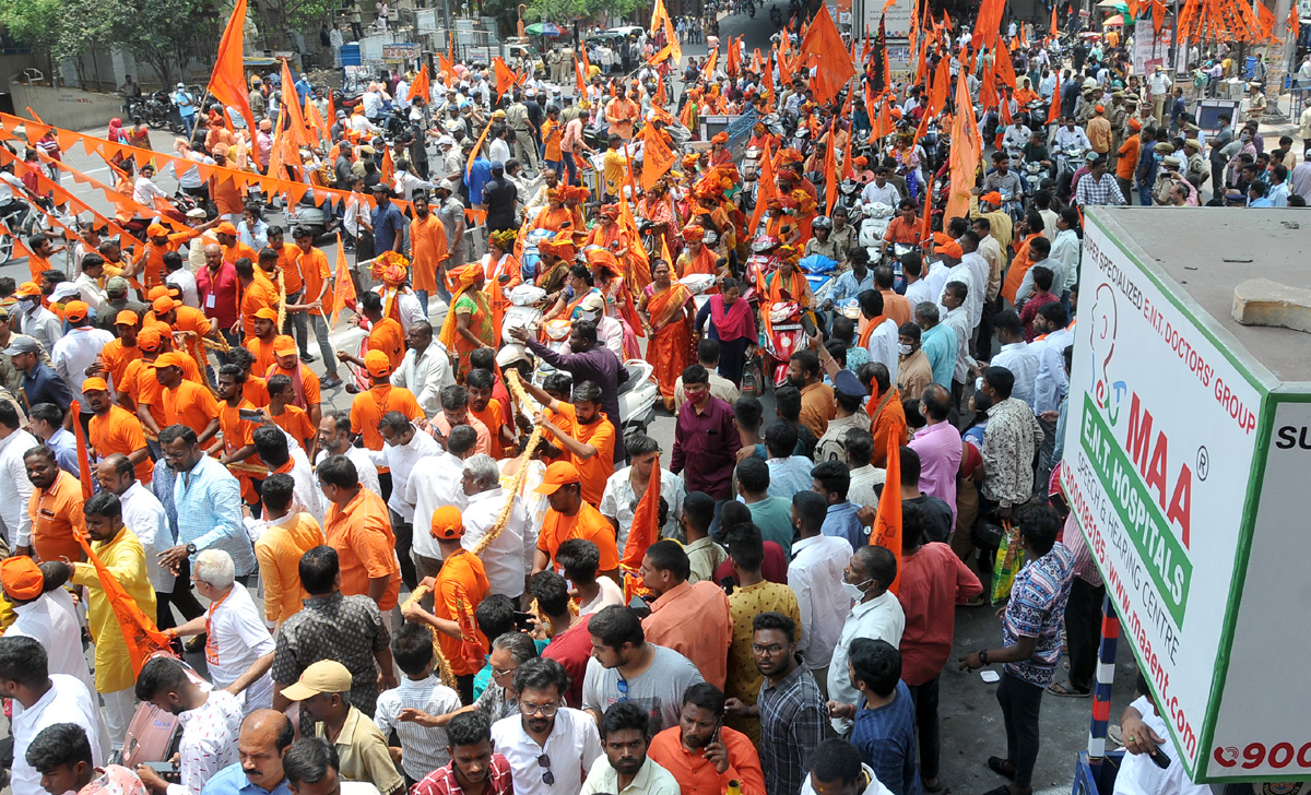 Hanuman Jayanthi Rally in Hyderabad - Sakshi4