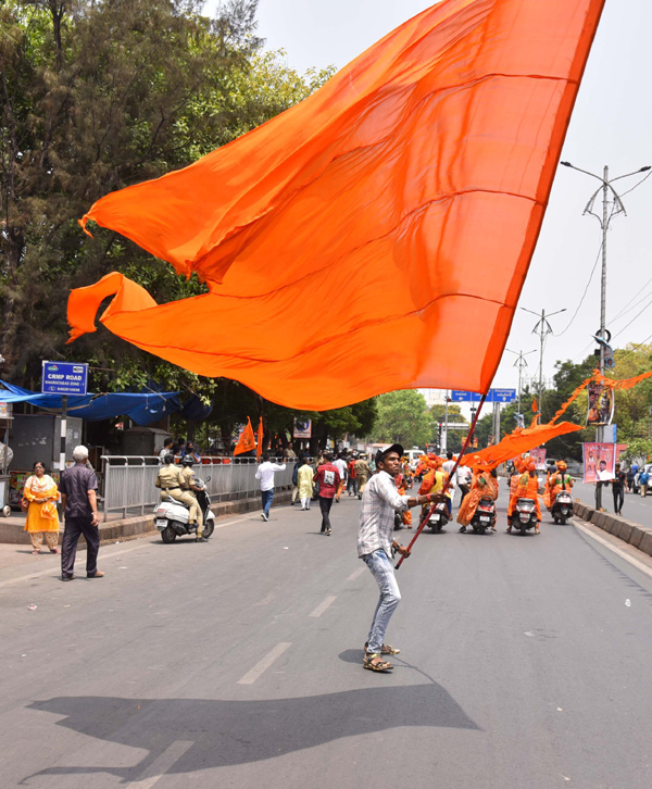 Hanuman Jayanthi Rally in Hyderabad - Sakshi11