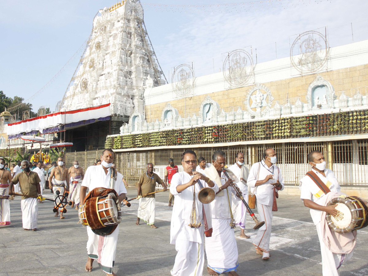 Srivaru on Swarna Ratham at Tirumala Photo Gallery - Sakshi15