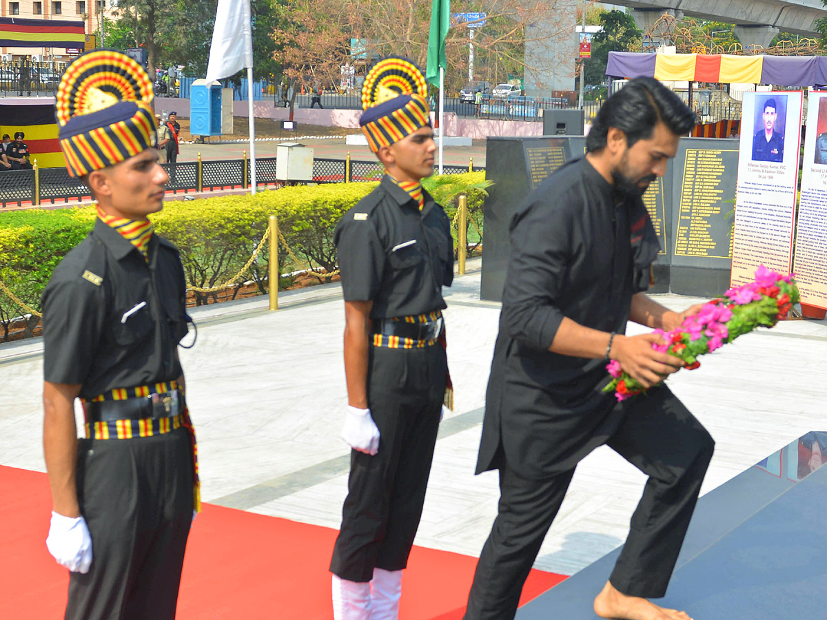 Ram Charan Pays Tribute to Army Jawans at Secunderabad Parade Ground Photo Gallery - Sakshi11