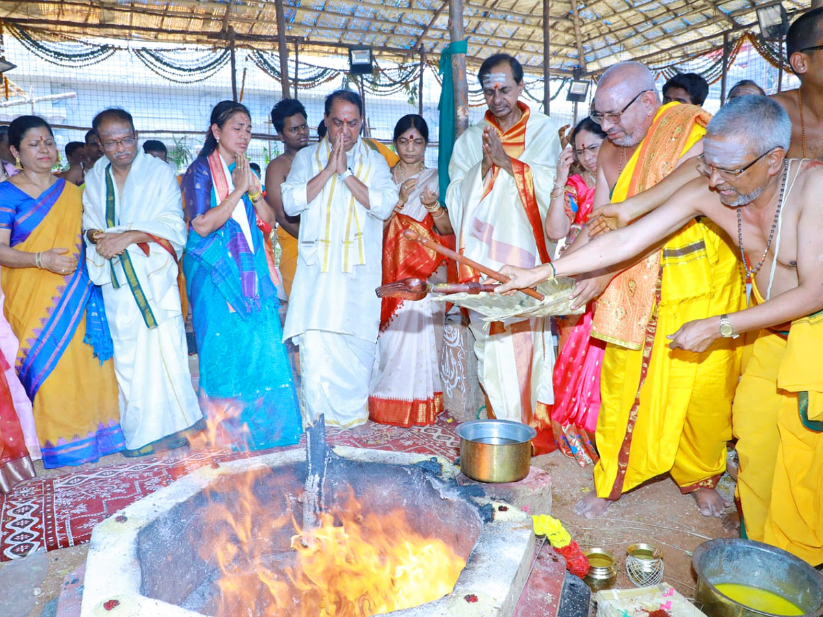 KCR Visits Yadadri Temple Photo Gallery - Sakshi2