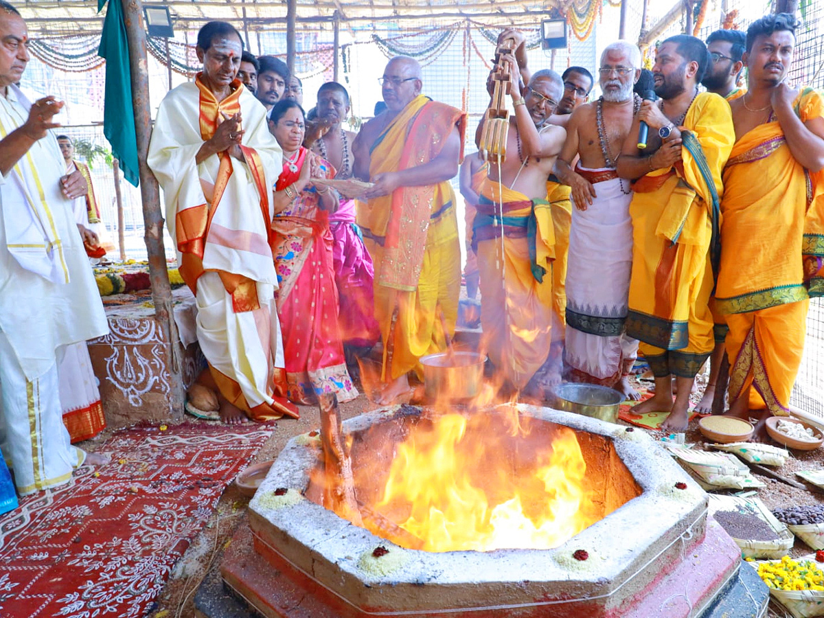 KCR Visits Yadadri Temple Photo Gallery - Sakshi3