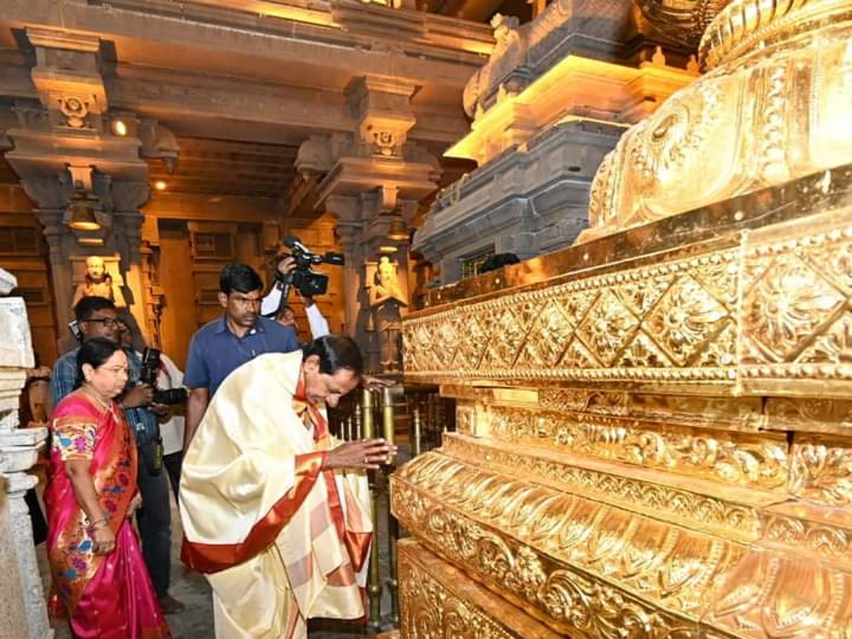 KCR Visits Yadadri Temple Photo Gallery - Sakshi23