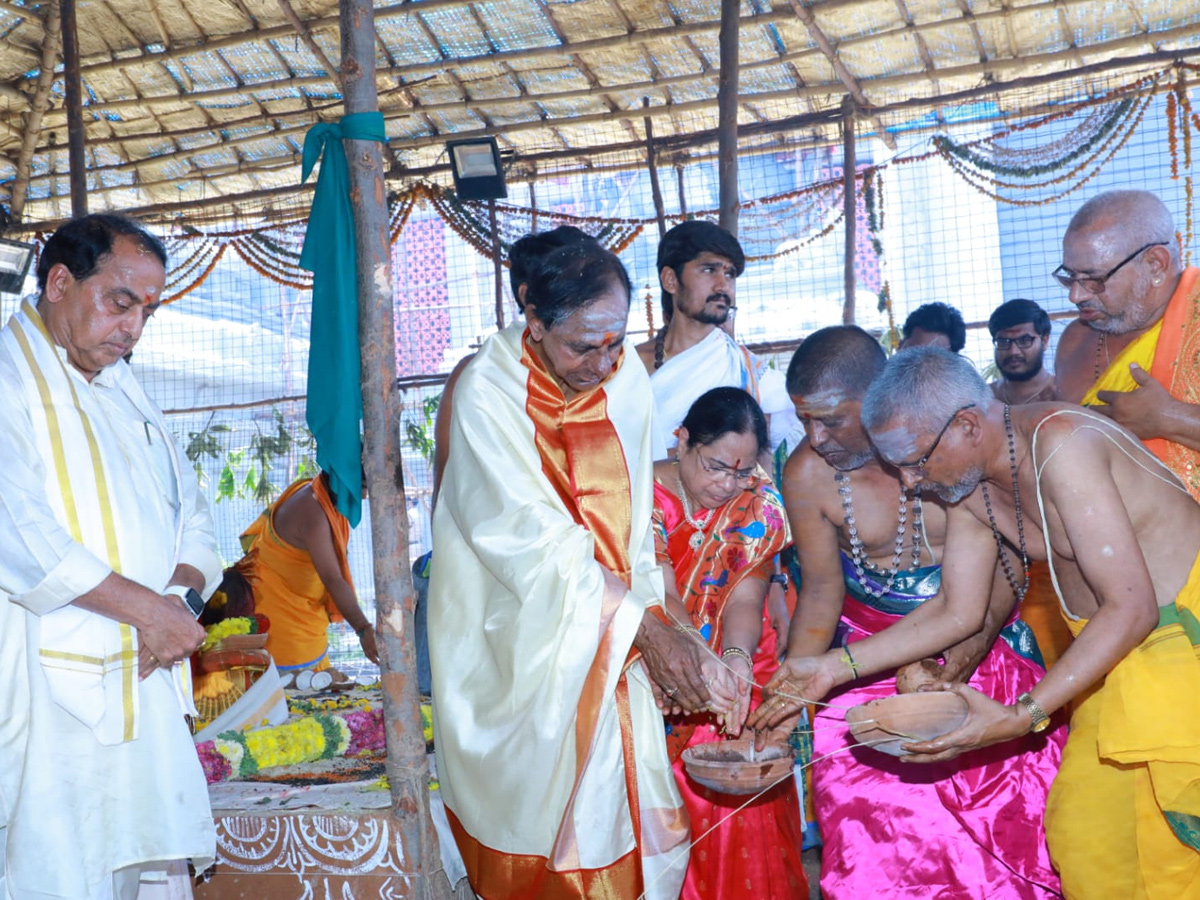 KCR Visits Yadadri Temple Photo Gallery - Sakshi6