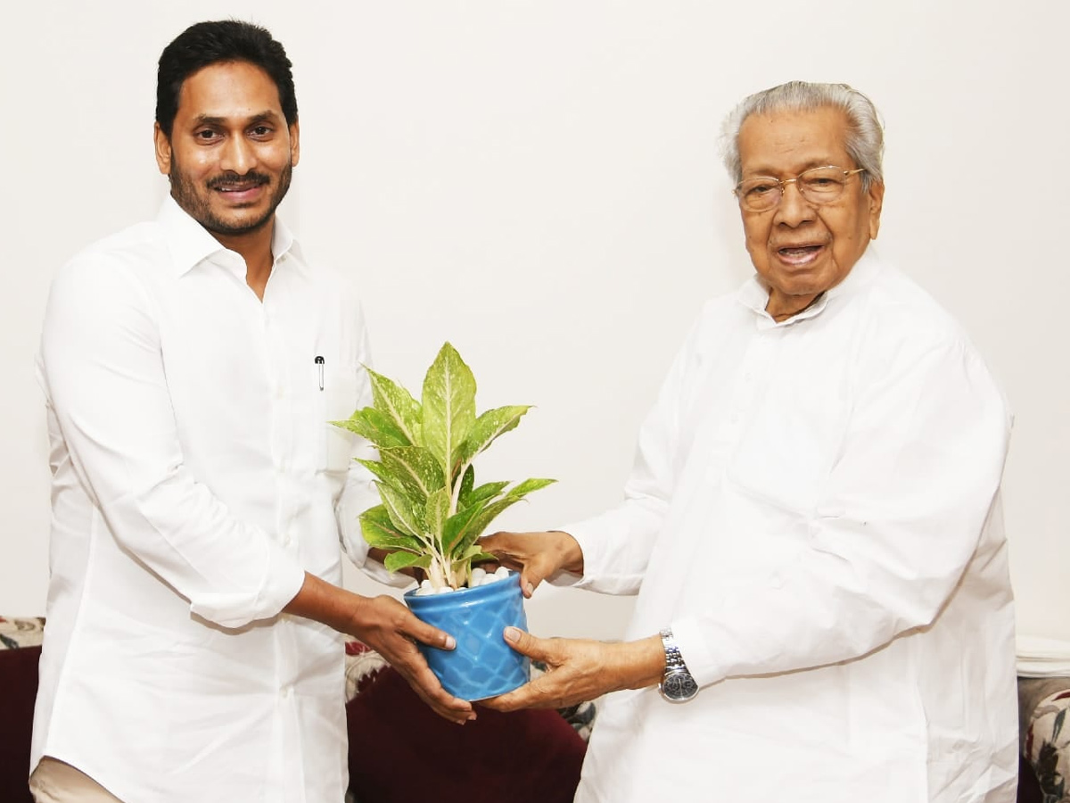 CM YS Jagan Meets Governor Biswabhusan Harichandan At Rajbhavan Photo Gallery - Sakshi5