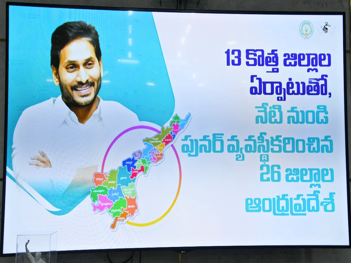 CM YS Jagan AP New Districts Launch Photos - Sakshi8