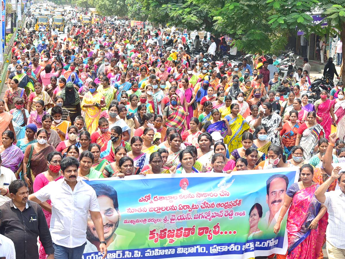 Celebrations Around AP Amid New Districts Formation Photos - Sakshi10