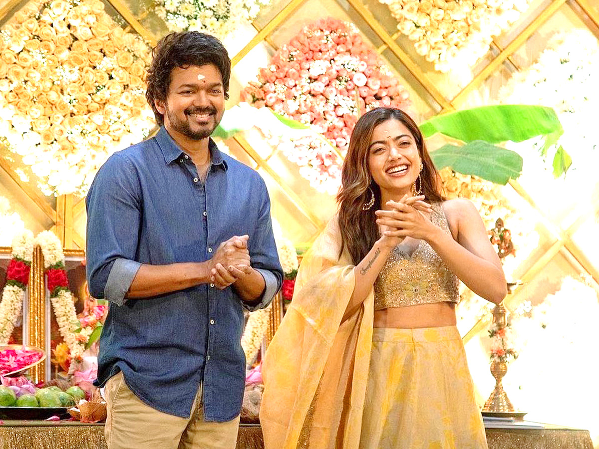 Vijay and Rashmika Mandanna Puja Ceremony in Chennai - Sakshi2