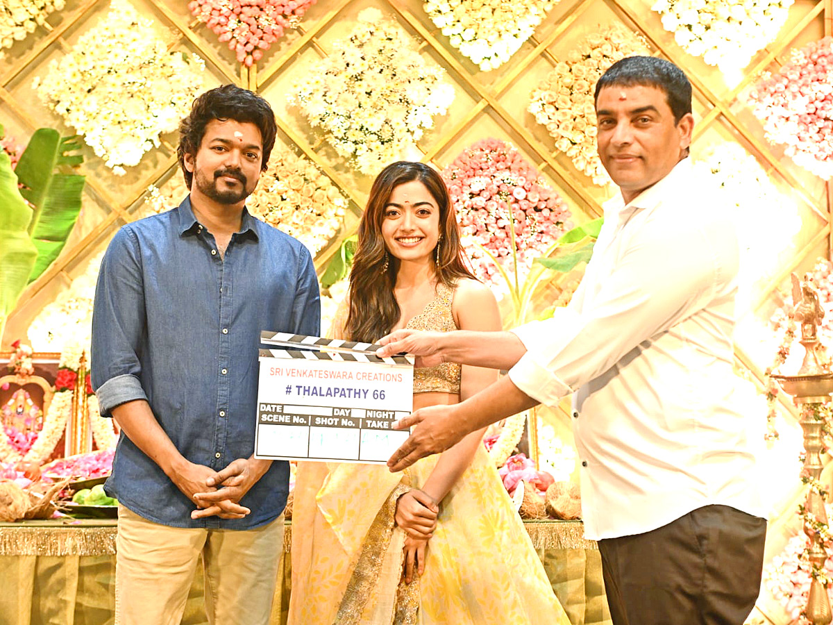 Vijay and Rashmika Mandanna Puja Ceremony in Chennai - Sakshi3