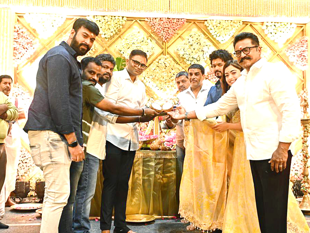 Vijay and Rashmika Mandanna Puja Ceremony in Chennai - Sakshi6