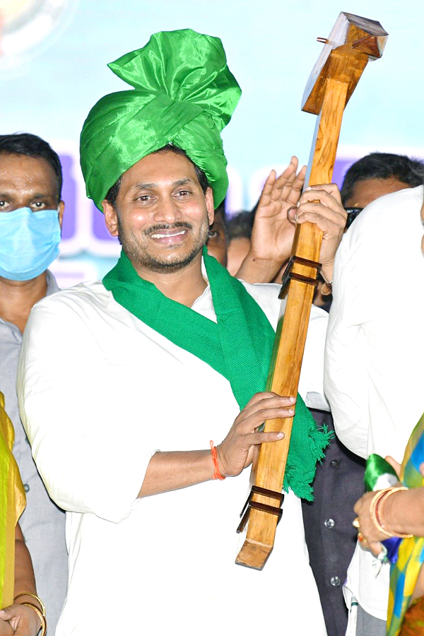 AP CM YS Jagan Disburse YSR Rythu Bharosa in Eluru District  - Sakshi24