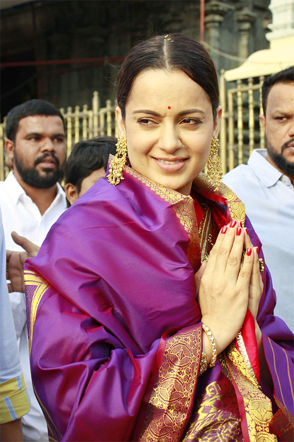 Actress Kangana Ranaut Visits Tirumala Temple Photo Gallery - Sakshi4