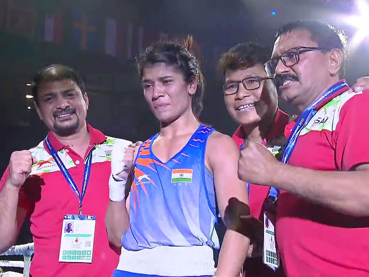 Nikhat Zareen Wins Gold At Womens World Boxing Championships - Sakshi10