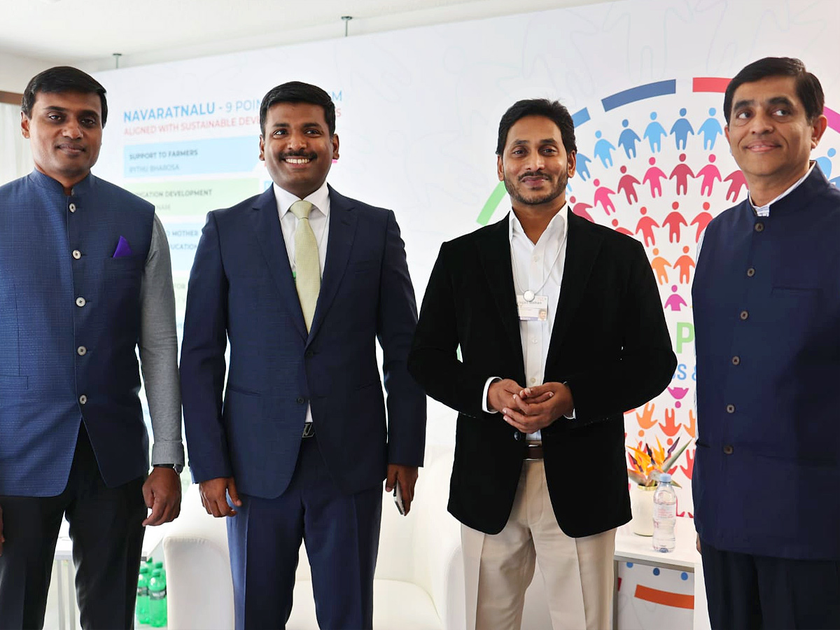 CM YS Jagan Davos Tour Photo Gallery - Sakshi14