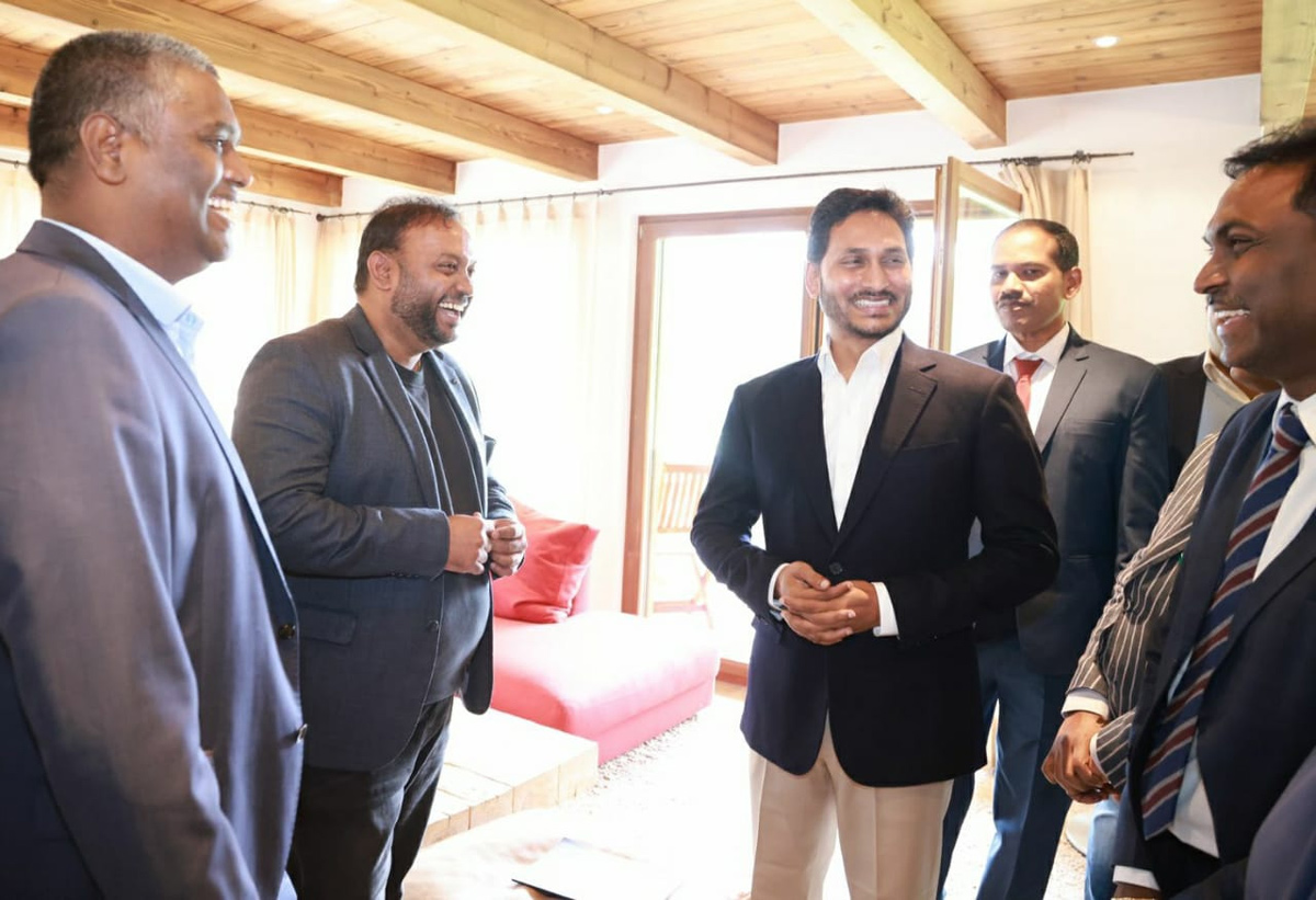 CM YS Jagan Davos Tour Photos Gallery - Sakshi7