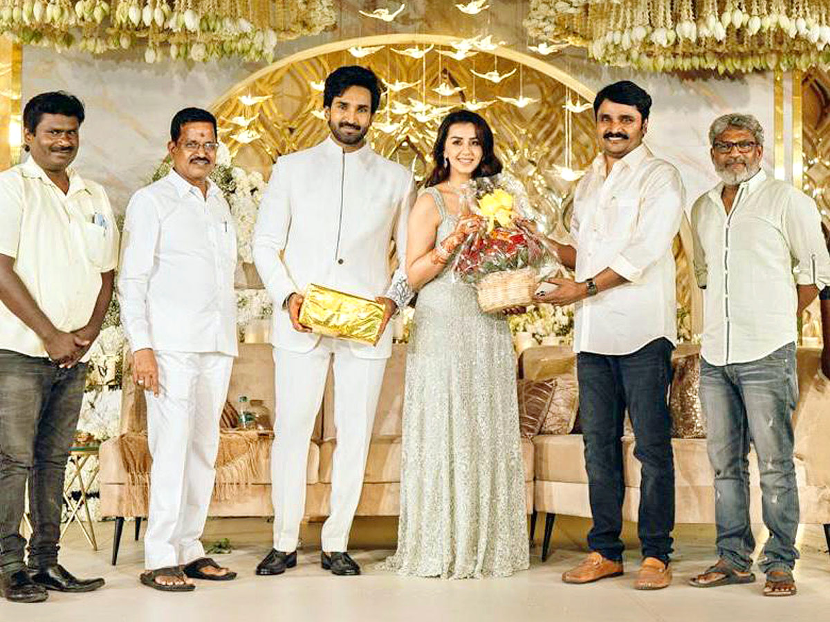 Aadhi Pinisetty And Nikki Galrani Wedding Reception photos - Sakshi13