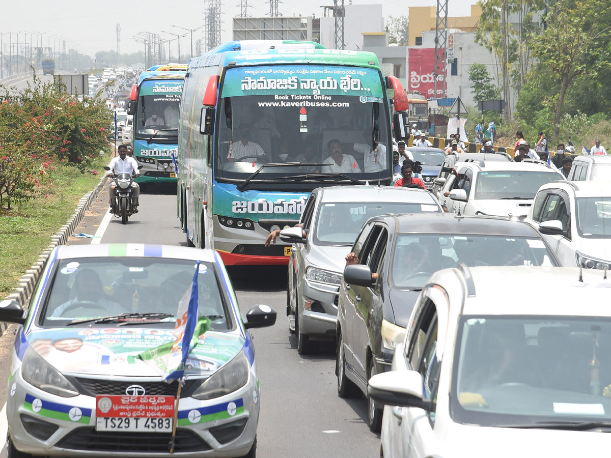 Samajika Nyaya Bheri Bus Yatra First Day Photo Highlights - Sakshi12